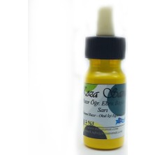 Koza Hazır Ebru Boyası Damlalıklı Açık Sarı