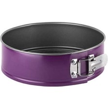 Depposite Gri Mor Kelepçeli Kek Kalıbı 22CM