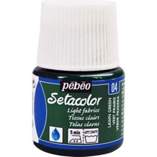 Pebeo Light Fabric (Transparan) Kumaş Boyası 04 Lawn Green 45 ml