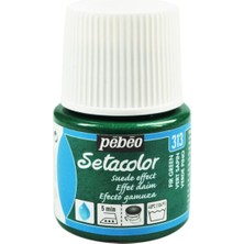 Pebeo Setacolor Suede Effect (Süet Etkisi) Kumaş Boyası 313 Fır Green