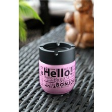 Depposite Cam Kokusuz Küllük (Hello Desenli) Pembe