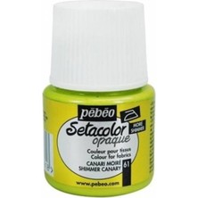 Pebeo Shimmer  Opak Kumaş Boyası 61 Canary Yellow 45 ml