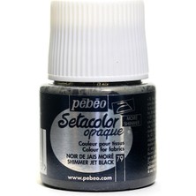 Pebeo Setacolor Opak Kumaş Boyası 45ML 79 Shimmer Jet Black