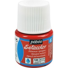 Pebeo Setacolor Opak Kumaş Boyası 45 ml 46 Cherry Red