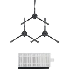 Srfn Ticaret Viomi S9 Uv Robot Süpürge 3 Yan Fırça - 1 Hepa Filtre Yedek Parça Seti