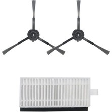Srfn Ticaret Viomi S9 Robot Süpürge 2 Yan Fırça - 1 Hepa Filtre Yedek Parça Seti