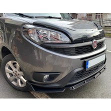 Fiat Doblo D4 Ön Lip Parlak Siyah 3 Prç Brabus Kırılmaya Dayanıklı Abs