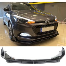 MKG Otomotiv Hyundai I20 Ön Lip Parlak Siyah 3 Prç Brabus Kırılmaya Dayanıklı Abs
