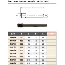 Fett 315MM Tos Torna Aynası Pinyon Pimi