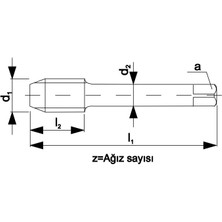 Fett M4 Pld DIN352 Hss Sol El Takım Kılavuzu 3'lü Takım