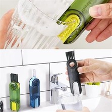 Ofüm 3 Fonksiyonlu Pratik Şişe Temizleme Fırçası Mutfak Banyo Araç İçin Çok Amaçlı Fırça