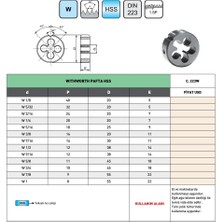 Fett W 1/8 -40 Pld DIN223 Hss Wıthworth Pafta