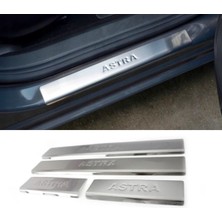 ZNZ Oto Aksesuar Opel Astra H Sedan 2004-2010 Arası Krom Kapı Eşik 4 Kapı P.çelik