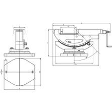 Fett Vht-4 Vertex 2 Açılı Hidrolik Makina Mengenesi