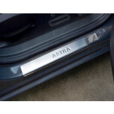 ZNZ Oto Aksesuar Opel Astra G Hb Krom Kapı Eşik Koruması 4 Parça 1998-2004 Arası Uyumlu Paslanmaz Çelik