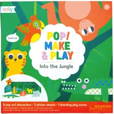 Ooly   Ooly Pop! Make & Play Açılabilir Oyun Seti - Into The Jungle