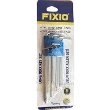 Fixio Torx Alyan Anahtar Takımı - Uzun - 8 Parça Tork Allen