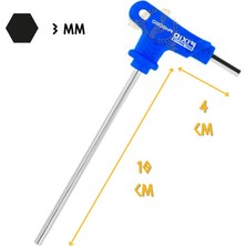 Fixio Saplı Avuç Içi T Alyan Anahtar - 3 Mm.