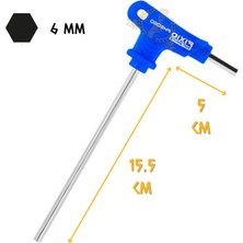 Fixio Saplı Avuç Içi T Alyan Anahtar - 6 Mm.