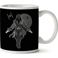 Assassin Vader Darth Creed Star Wars Iki Tarafı Baskılı Kupa Bardak