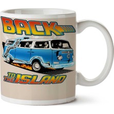 Art Hediye Back To The Island Lost And Back To The Future Spoof Iki Tarafı Baskılı Kupa Bardak