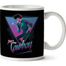 Cowboy Bebop Bounty Art Iki Tarafı Baskılı Kupa Bardak