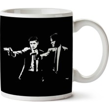 Pulp Fiction Supernatural Sam And Dean Winchester Iki Tarafı Baskılı Kupa Bardak