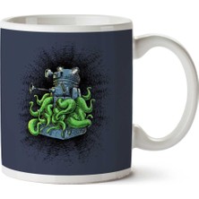 Doctor Who Dalek Tentacles Iki Tarafı Baskılı Kupa Bardak