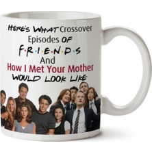 Barney Stinson Friends How I Met Your Mother Iki Tarafı Baskılı Kupa Bardak