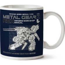 Metal Gear Solid Rex Owners Workshop Manual Iki Tarafı Baskılı Kupa Bardak