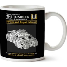 Art Hediye Batman Çöp Torbası Servis ve Onarım El Kitabı Iki Tarafı Baskılı Kupa Bardak