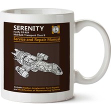 Manuel Serenity Servis ve Tamir Firefly Iki Tarafı Baskılı Kupa Bardak