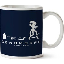 Xenomorph Evolution Alien Iki Tarafı Baskılı Kupa Bardak