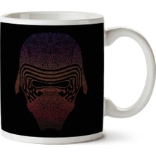 Kylo Ren Neon Star Wars Iki Tarafı Baskılı Kupa Bardak