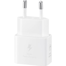 Sepetin Burada Samsung EP-T2510N 25W Type-C Hızlı Şarj Adaptörü Beyaz Samsung Türkiye Garantili