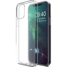 Başkenttekno Iphone 12 / 12 Pro  Kamera Korumalı Şeffaf Yumuşak Silikon