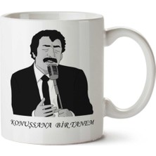 Art Hediye Müslüm Gürses Konuşsana Bir Tanem Iki Tarafı Baskılı Kupa Bardak