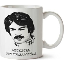 Ferdi Tayfur Neyleyim Sen Yoksan Eğer Iki Tarafı Baskılı Kupa Bardak