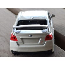 Top Rock Store Lisanslı Subaru Wrz Stı Çek Bırak Model Metal Araba (1:34) 43693D Beyaz