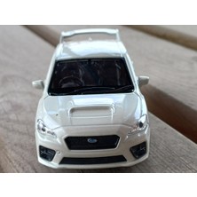 Top Rock Store Lisanslı Subaru Wrz Stı Çek Bırak Model Metal Araba (1:34) 43693D Beyaz