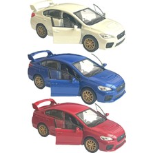 Top Rock Store Subaru Impreza Wrx Sti 1:36 Ölçek Welly Marka 3 Adet Mega Set