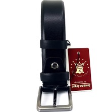 Saraç Kemer Saraç 1102 23K Erkek Klasik Kemer - Siyah