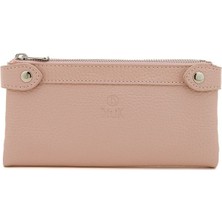 Bilik Deri  Pembe Rölax Deri Kadın Cüzdan Bsh 3218