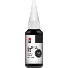 Marabu Alcohol Ink Alkol Bazlı Mürekkep 20 ml N : 073 Black
