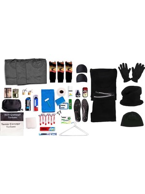 Kordak 3'lü Havacı Kışlık Tavsiye Havacı Asker Seti - Bedelli Askerlik Seti - Asker Paketi