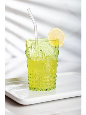 EW's Kitchenware Akrilik Yeşil Kısa Bardak & Su Meşrubat Kahve Yanı Bardağı 400 ml (Cam Değildir )