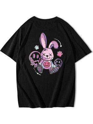 BRZ Collection Unisex Oversize Cartoon Rabbit T-Shirt