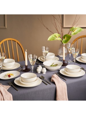 Istanbul Porselen Mahra 18 Parça Yemek Takımı
