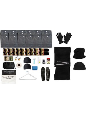 Kordak 18'li Havacı Kışlık Temel Bedelli Asker Seti - Havacı Termal Içlik - Havacı Asker Tişörtü