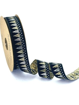 Fantastic Altın/gümüş Simli Bordür Kurdle (18MM Genişlik - 10MT Uzunluk)